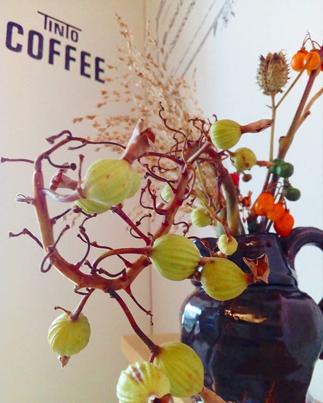 秋の花flower  shop cochonさんから届けていただきました #秋のたより#cochon#TINTOCOFFEE#tintocoffee